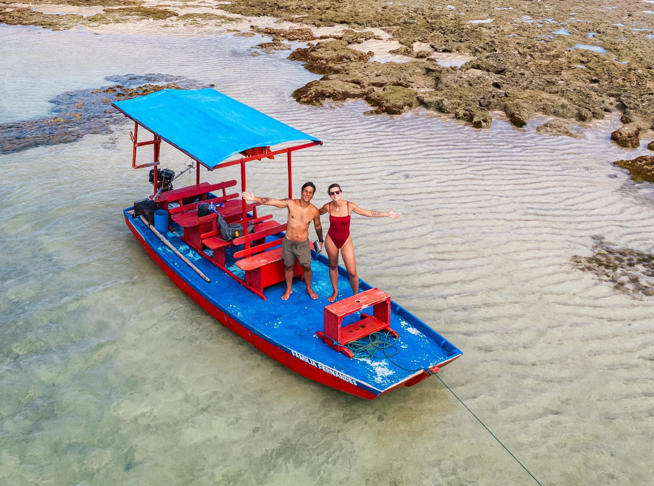 Mar de São Miguel dos Milagres, em Alagoas